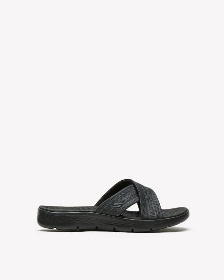 Sandale à sangles croisées Go Flex, pied large - Skechers
