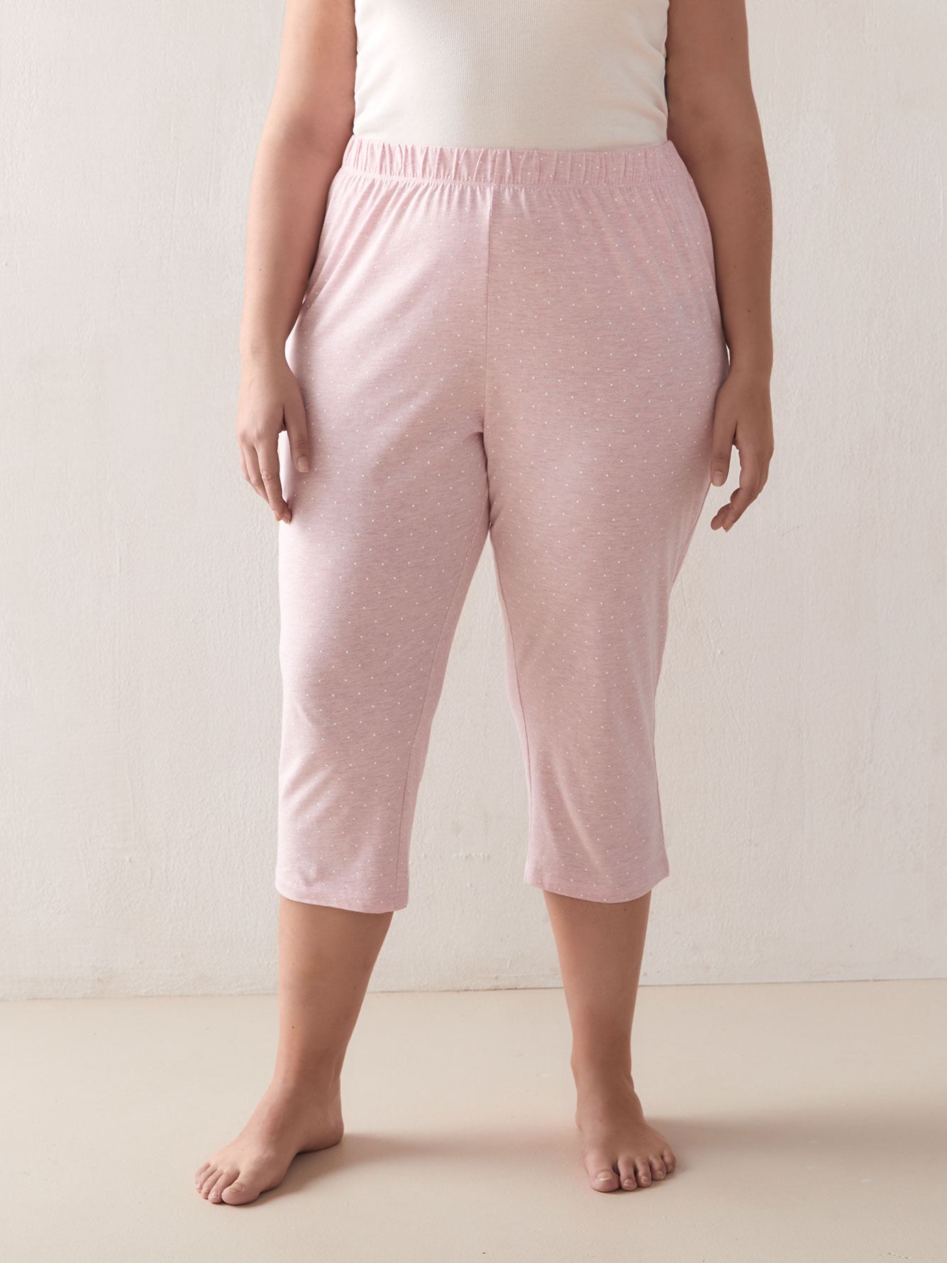 printed capri pants
