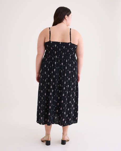 Responsible, Printed Sleeveless Maxi Dress