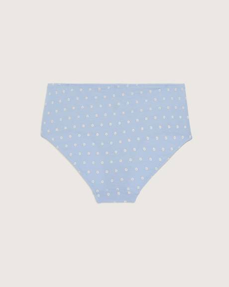 Culotte en coton à motifs de petites fleurs - ti VOGLIO