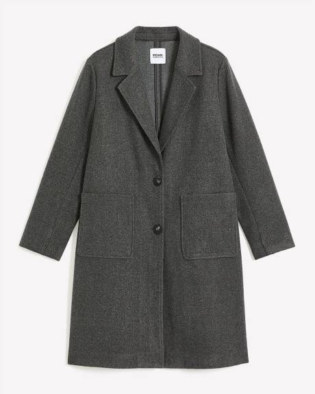 Long Melton Car Coat