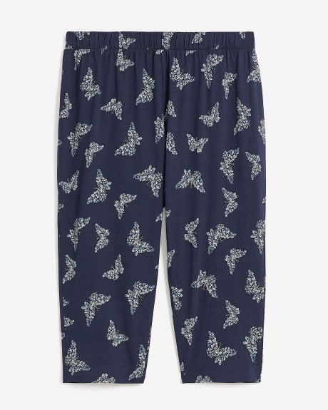 Pantalon de pyjama capri imprimé - ti Voglio