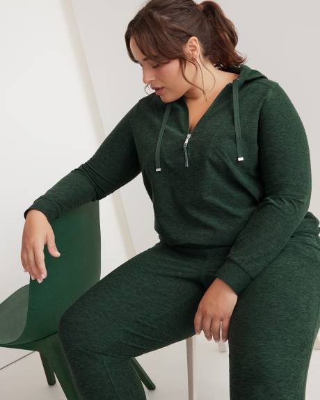 Half-Zip Hooded Sweatshirt - Active Zone