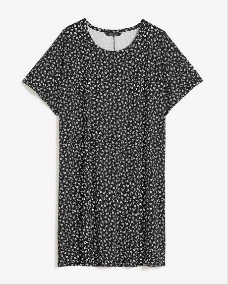 Chemise de nuit courte avec imprimé floral - ti Voglio