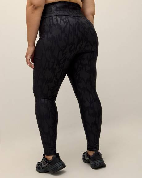 Legging à motif à veinage avec poches, tissu responsable - Active Zone