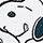 Blanche boulangerie Snoopy
