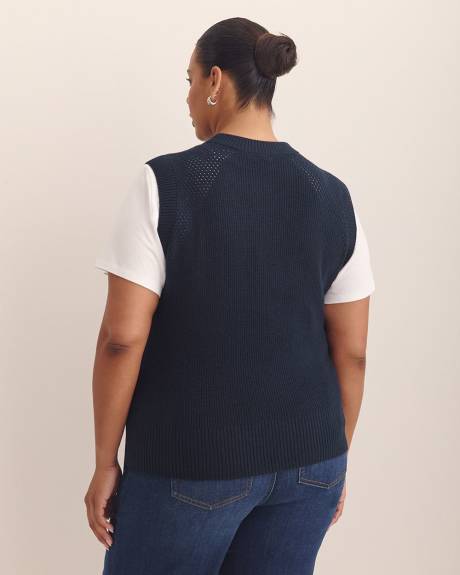 Responsible, Cable Knit Sweater Vest
