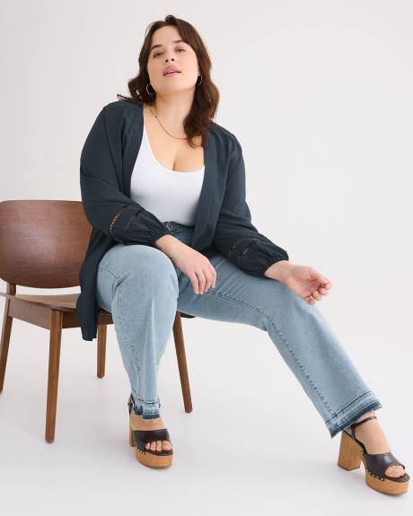 Jean coupe 1948 à jambe évasée, tissu responsable - d/C JEANS