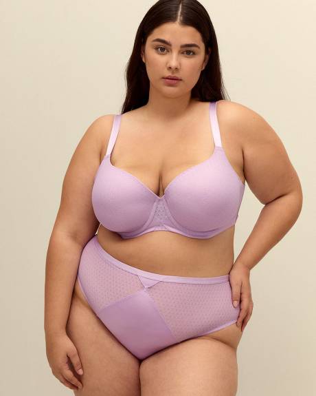 Lavender Lace Underwire T-Shirt Bra - Déesse Collection