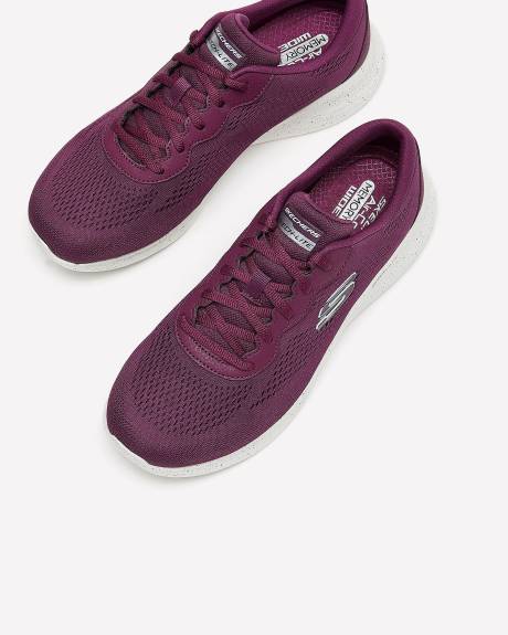 Wide Width, Mesh Sneakers with Speckle Laces - Skechers