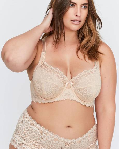 Unlined Lace Bra - Déesse Collection