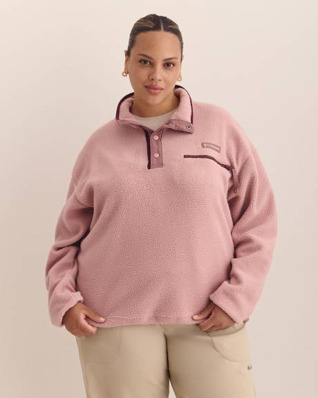 Helvetia Printed Cropped Half-Snap Fleece Pullover - Columbia