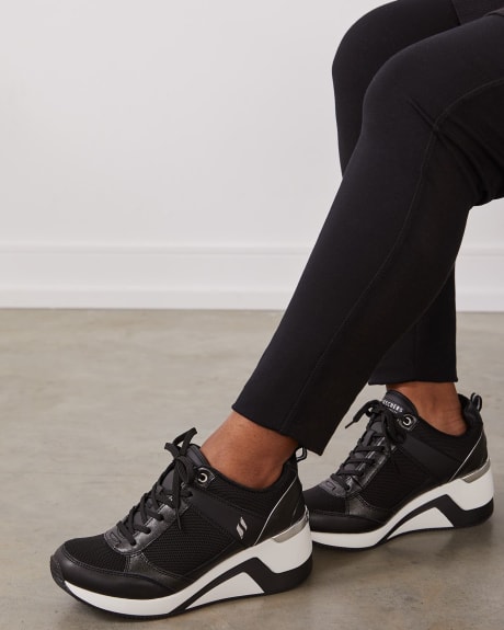 Wide Width Million Air Up There Wedge Sneakers - Skechers