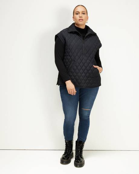 Responsible, Quilted Popover Vest - Addition Elle
