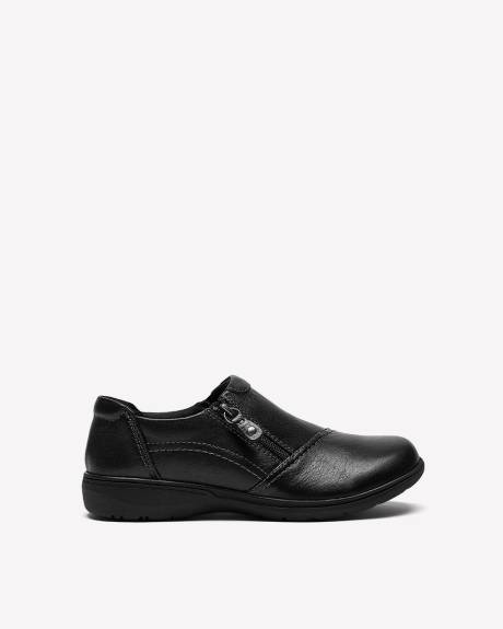 Wide Width, Carleigh Ray Shoe with Side Zip