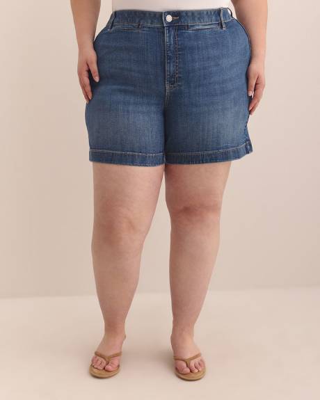 Responsible, Curvy-Fit Denim Shorts - d/C JEANS