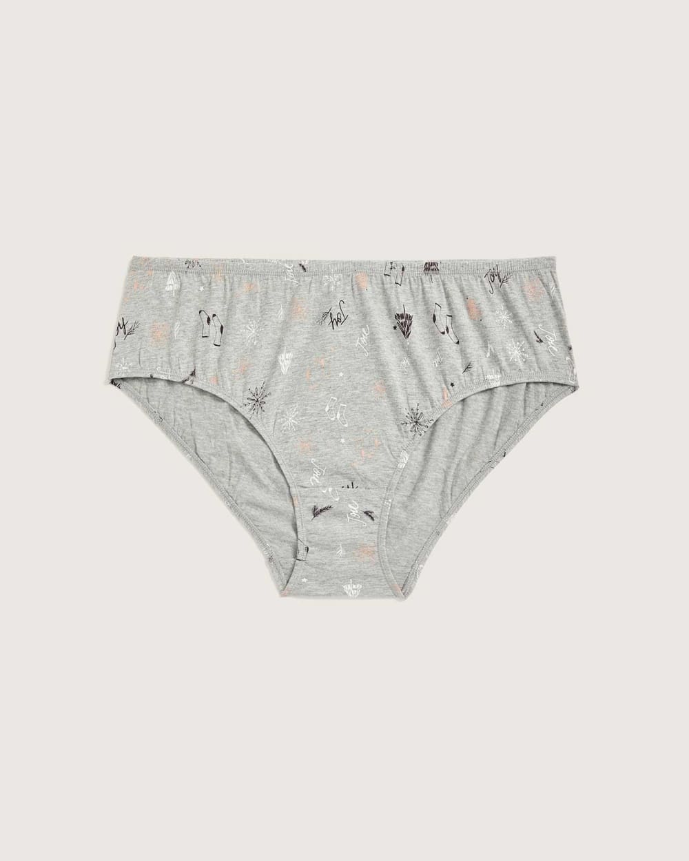 Printed Hipster With Lace Waist - tiVOGLIO