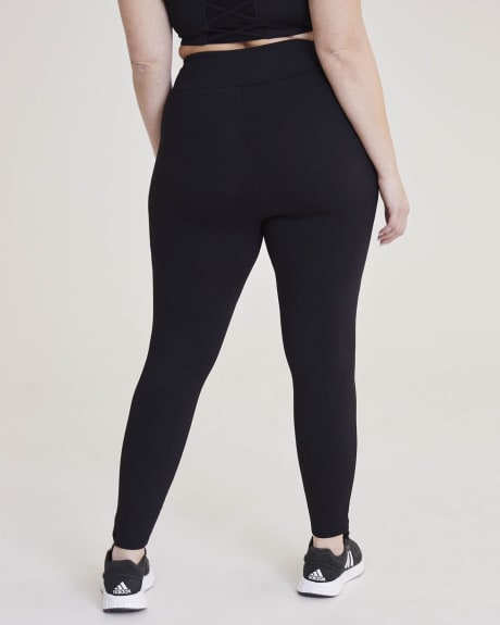 Fashion Legging with Criss-Cross Cutout at Side Waistband - Addition Elle