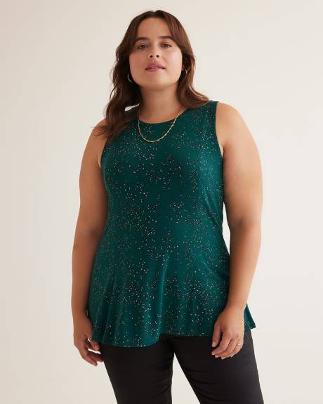 Responsible, Printed Long Knit Swing Top - PENN. Essentials