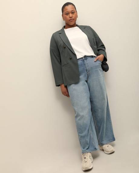 Knit Slub Blazer