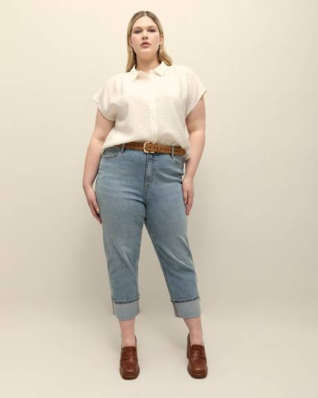 Responsible, Light High-Rise Cropped Straight-Leg Jean - d/C JEANS