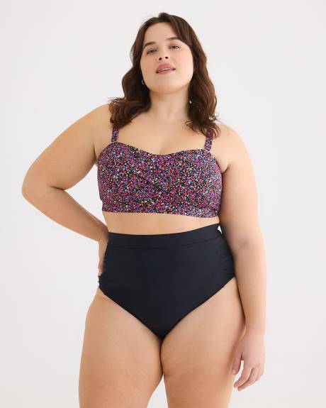 Floral Twister Bikini Bandeau