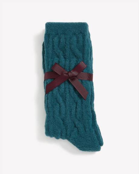 Cable Knit Socks