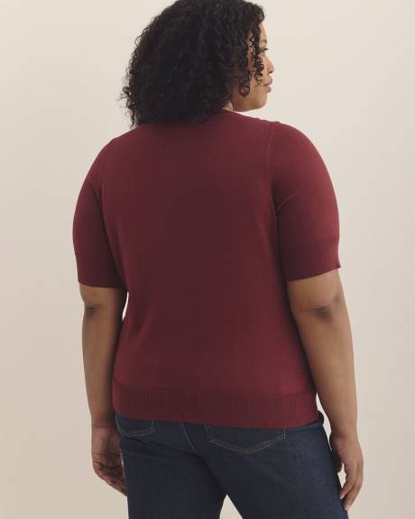 Responsible, Elbow-Sleeve Crewneck Sweater