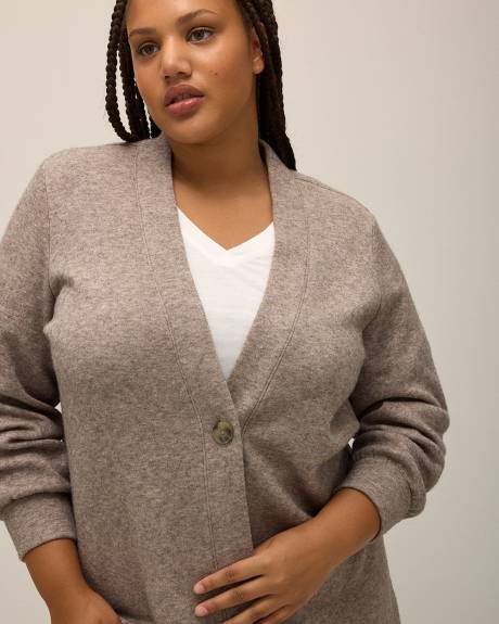 Long-Sleeve Knit Cardigan