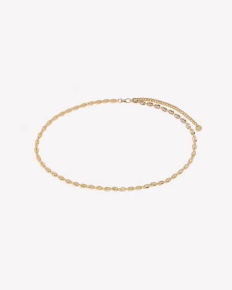 Metal Cowrie Shell Chain Belt