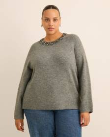 Jewel Crewneck Sweater