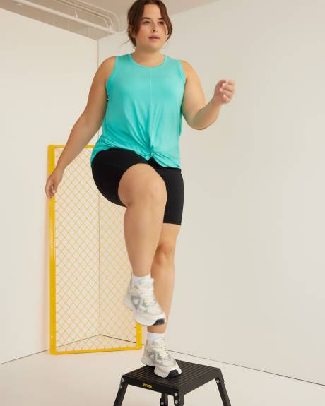 Responsible, Sleeveless Twisted Knit Top - Active Zone