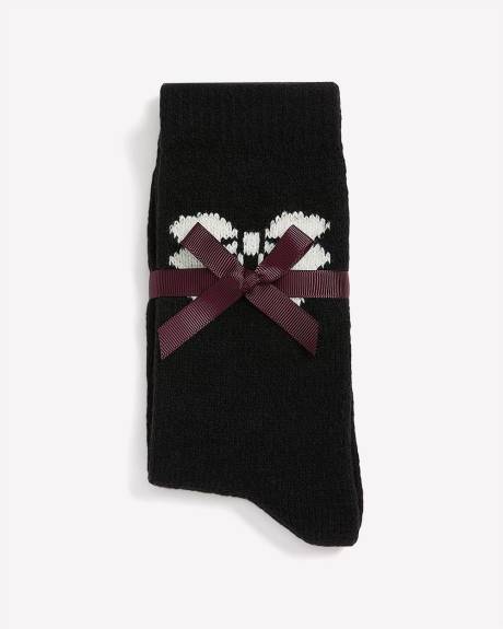Crewsocks with Placement Bow