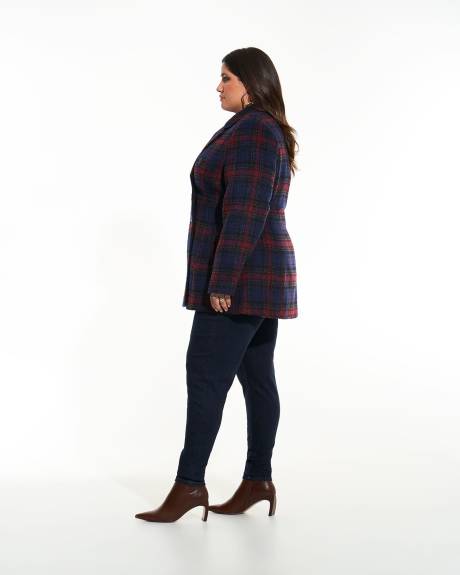Responsible, Plaid Military Wool Coat - Addition Elle