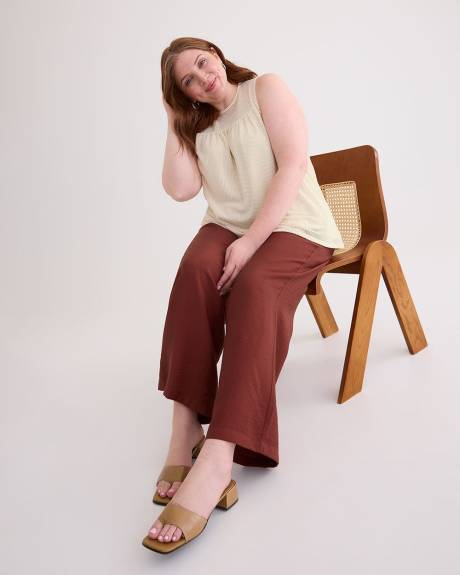 Wide-Leg Pant with Drawstring