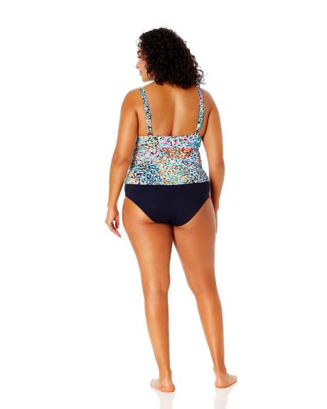 Drape Front Tankini with Hidden Underwires - Anne Cole
