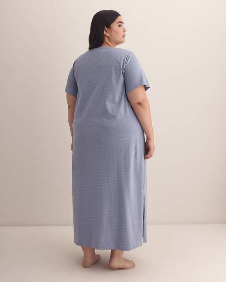 Chemise de nuit longue avec doubles pois - ti Voglio