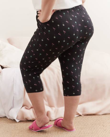 Printed Cotton Pyjama Capri - ti VOGLIO