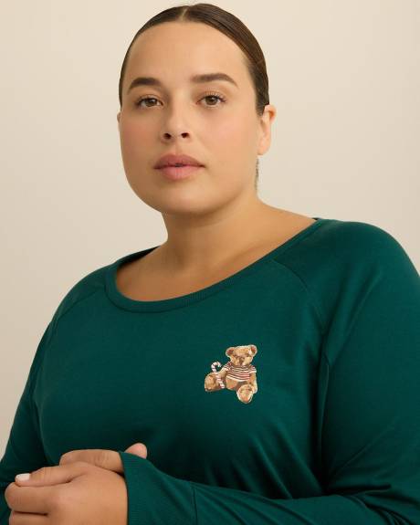 Ensemble-pyjama tunique et legging à motif d'oursons - ti Voglio