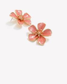Boucles d'oreilles en forme de fleur