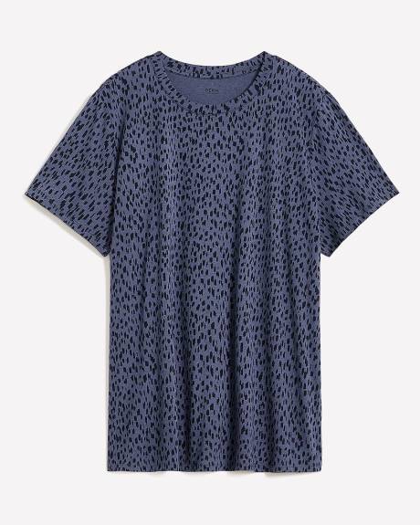 Boyfriend-Fit Short-Sleeve Crewneck T-Shirt - PENN. Essentials