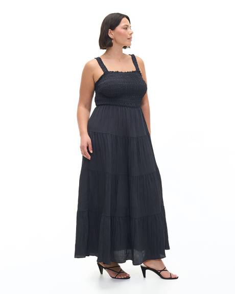 Sleeveless Tiered Maxi Dress - Addition Elle