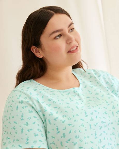 Chemise de nuit longue imprimée - ti Voglio