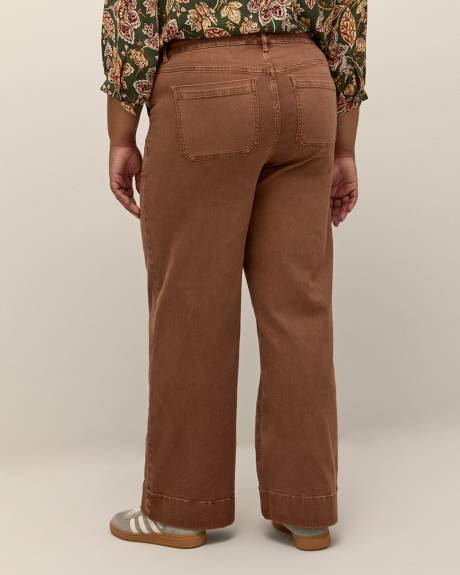 Responsible, Petite, 1948-Fit Wide-Leg Coloured Jeans - d/C Jeans