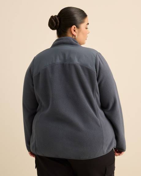 Polar Fleece Mock-Neck Jacket - Active Zone