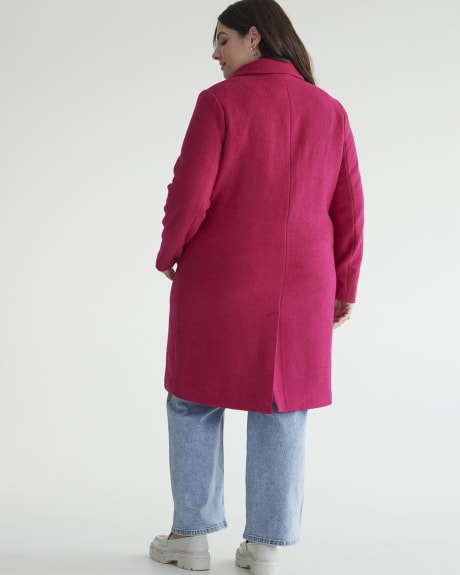 Manteau long en tweed