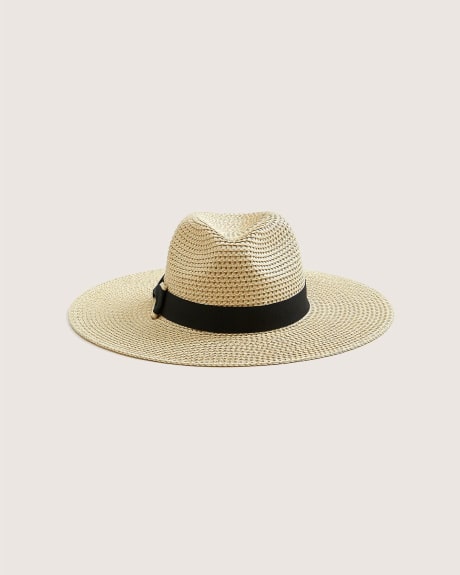 Chapeau Fedora en paille tressée - Canadian Hat