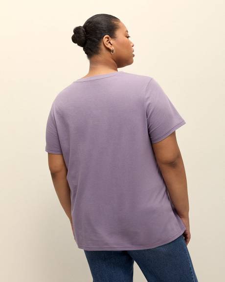 Boyfriend-Fit Short-Sleeve Tee - PENN. Essentials