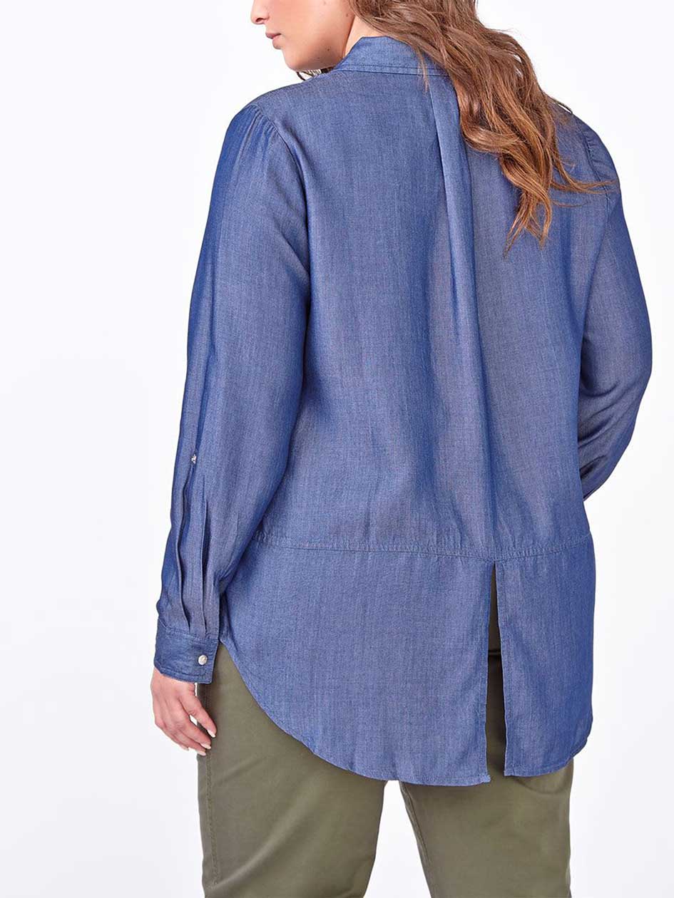 d/c JEANS Long Sleeve Button Up Shirt Penningtons