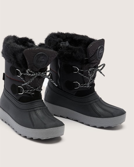 Wide-Width, Opal Lace-Up Winter Boot - Pajar
